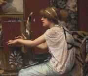 John William Godward Erato at Her Lyre china oil painting reproduction